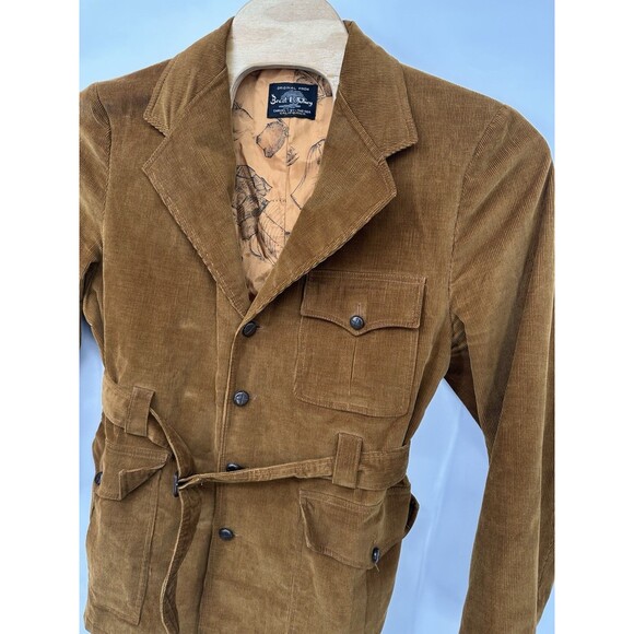 1970’s 1980’s Corduroy Belted mid Jacket Men’s Sz 38 / 40 M Brad Whitney USA